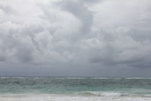 View of from Tulum Beach