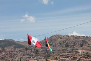 Unfortunately for Cusco most people think its the gay pride flag