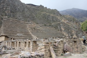 View from the bottom of Ollantaytambo