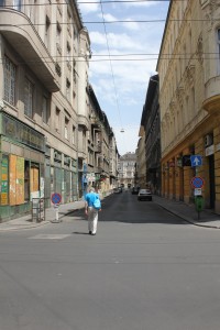 Exploring the streets of Budapest