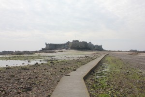 The tidal entrance to the castle
