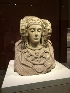Lade of Elche - the most renown art work in the museum with it's intricate detail dating back to around 400 BC